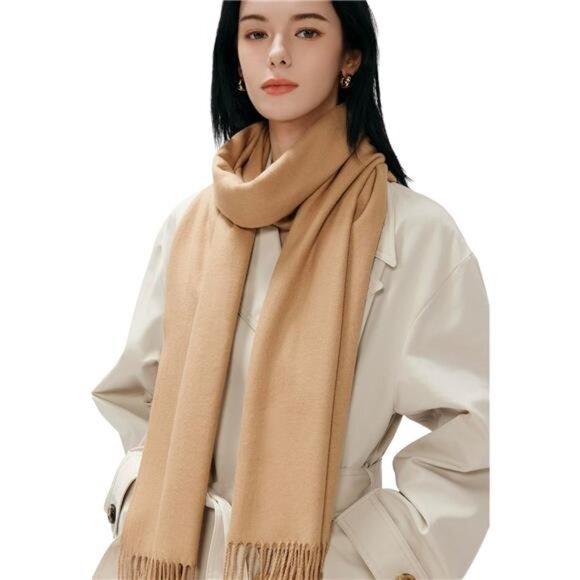 Womens Pashmina Shawl Scarf Wrap Soft Lightweight Winter Wedding Evening Party - Picture 3 of 7